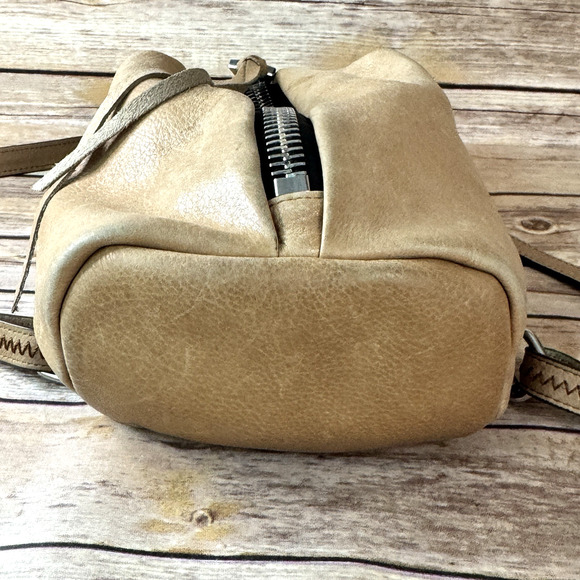 Aimee Kerstenberg Tan Brown Leather Tamitha Backpack Silver Hardware main image 14